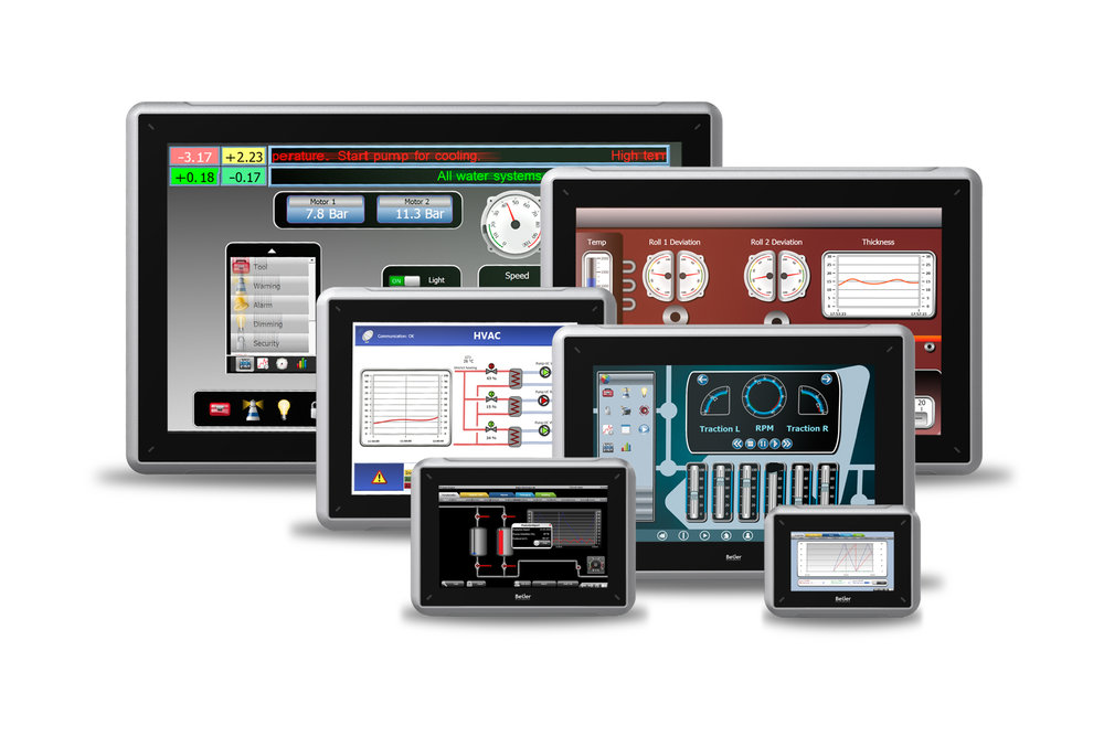 Consistent HMI from compact to complex